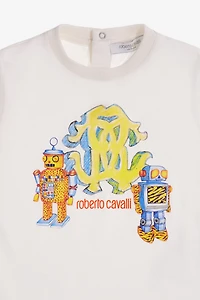 T-shirt with Monogram RC and Robot