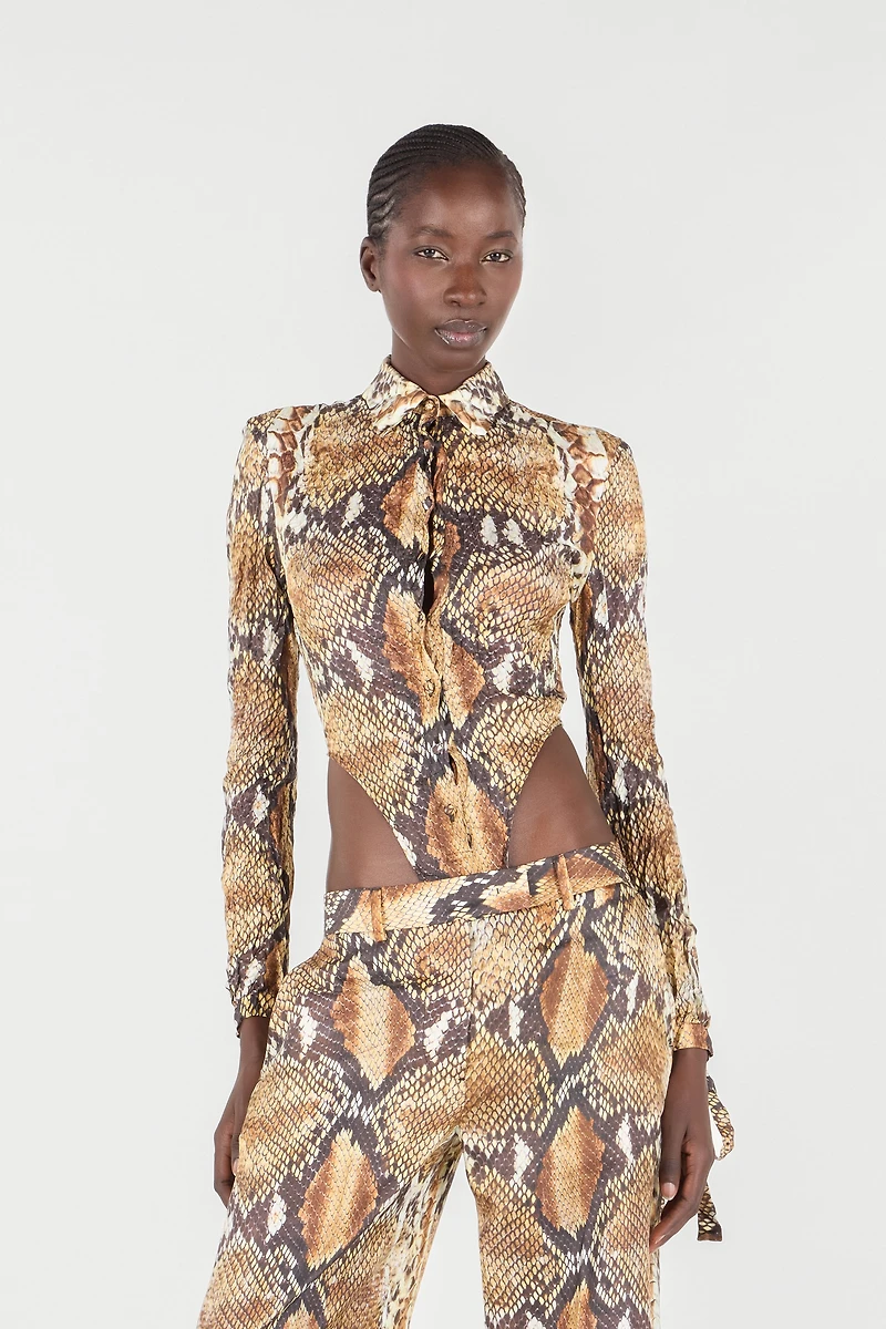 Python Print Shirt Bodysuit