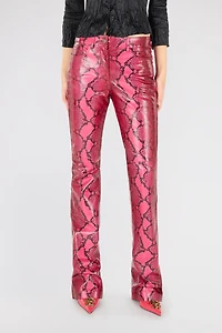 Shiny Python-Print Pants