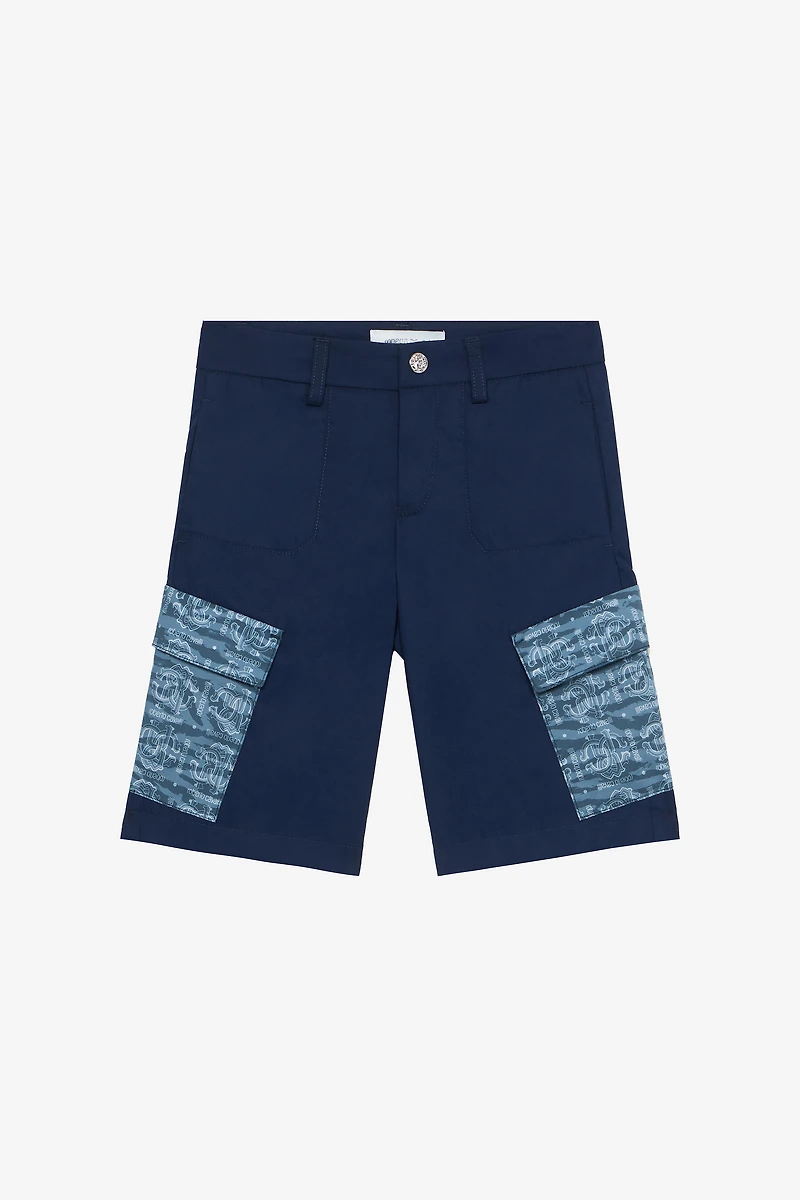 Shorts With Contrasting Pockets