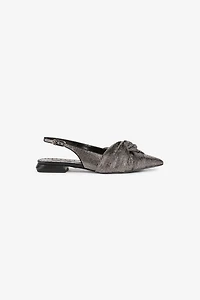 Le Pettegole Crystal-Embellished Slingback Pumps