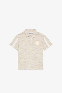 Polo-Shirt With Tiger Skin Print