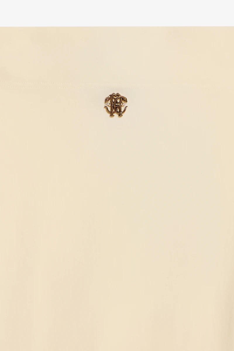 White Cut-Out Leggings