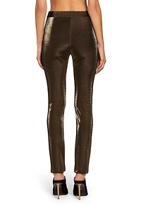 Lurex skinny trousers