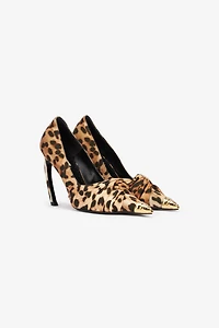 Slingback Le Pettegole Leopard print
