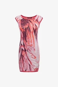 Plumange Print Mini Dress
