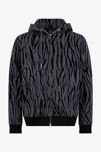 Zebra Print Sweatshirt