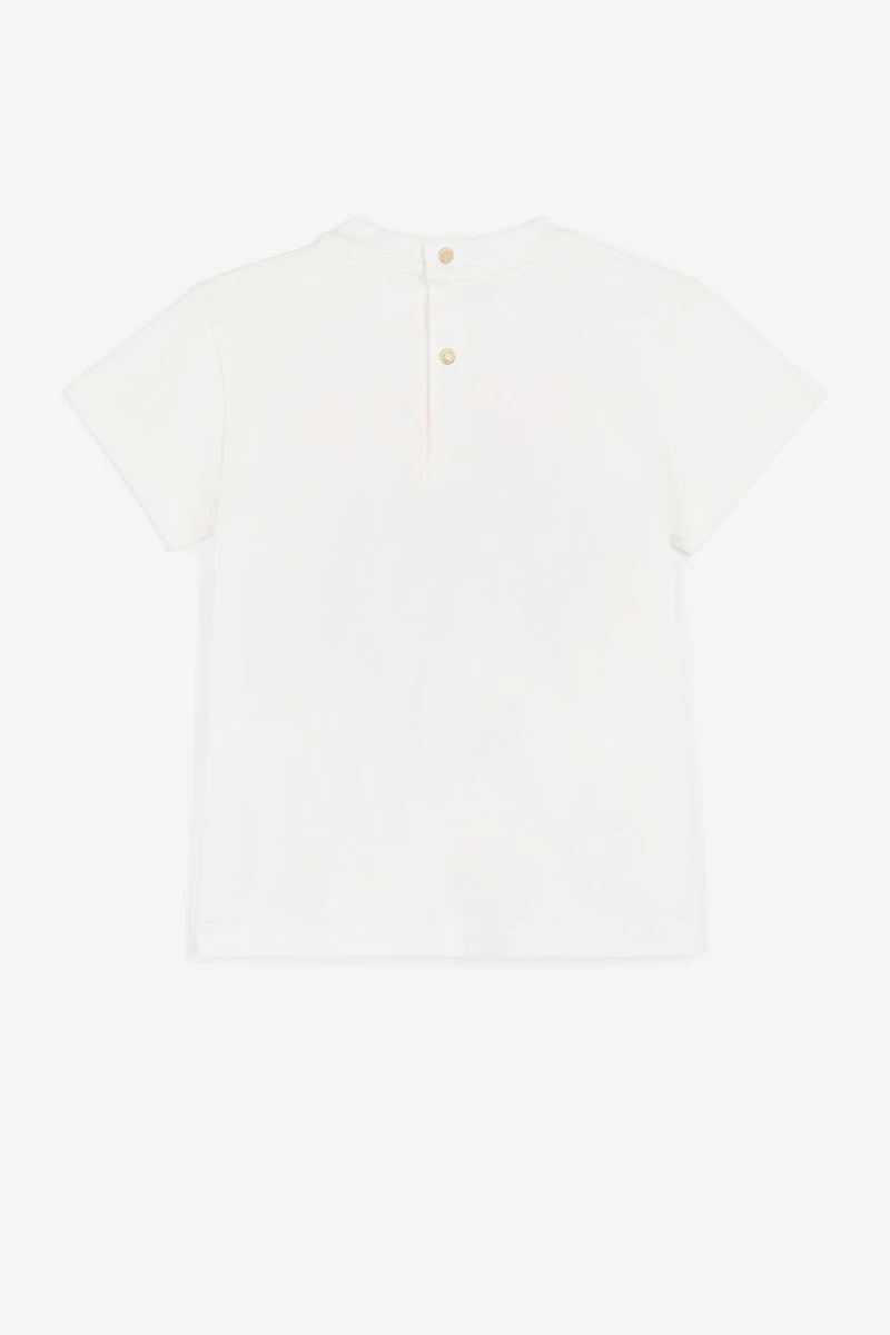 Wildlife And Flower-Print T-Shirt