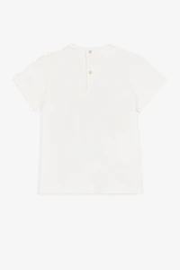 Wildlife And Flower-Print T-Shirt