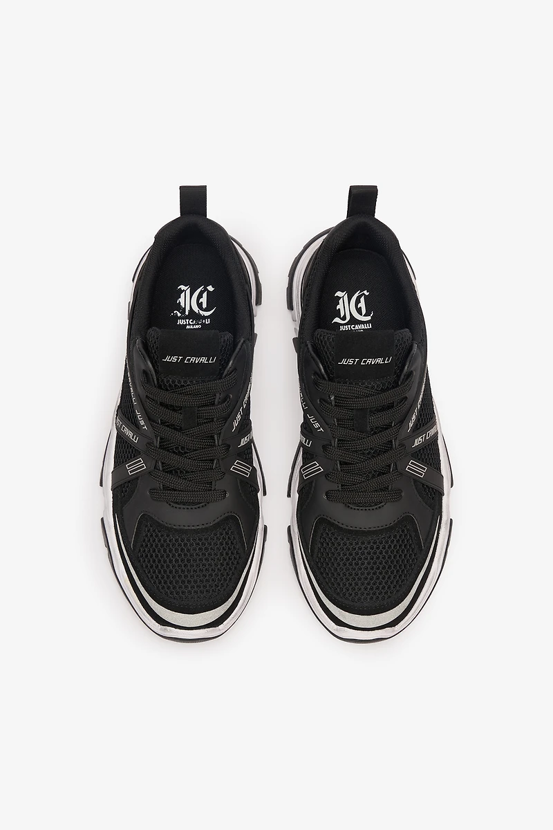 Sneakers With Branded Inserts