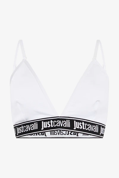 White Triangle Bra Logo Band