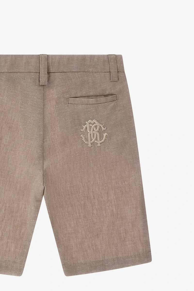 RC Monogram denim shorts