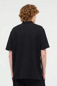 Polo Shirt With Monogram And Lettering