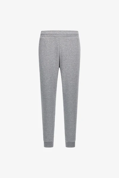 Grey Trousers Joggers With Logo