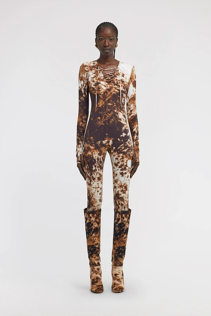 Appaloosa Print Jumpsuit
