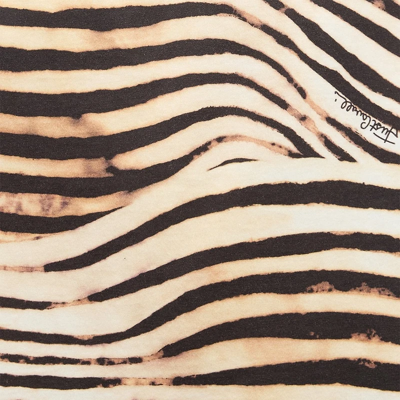 T-Shirt With Jungle And Monogram Print