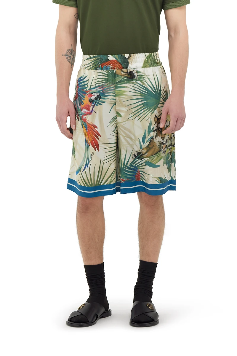 Jungle Print Shorts