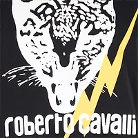 T-Shirt With Lightning Bolt And Jaguar
