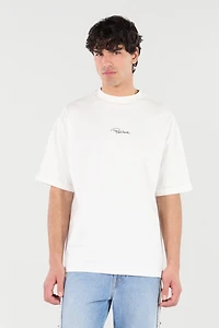 Cotton T-Shirt With Embroidered Logo
