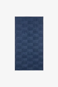 Beach towel with all-over Cavalli Class logo
