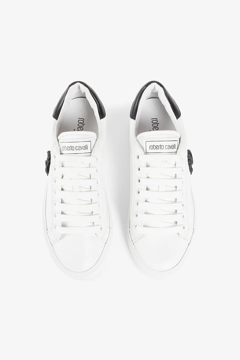 Sneakers with Monogram Mirror Snake