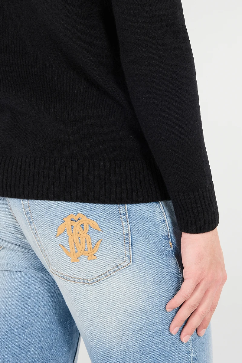 Wool Turtle-Neck Sweater