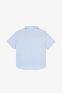 Shirt With RC Monogram Patch And Lettering