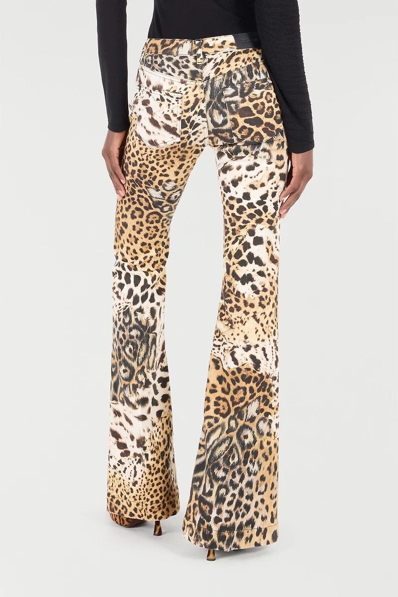 Pants With Jaguar Skin Print