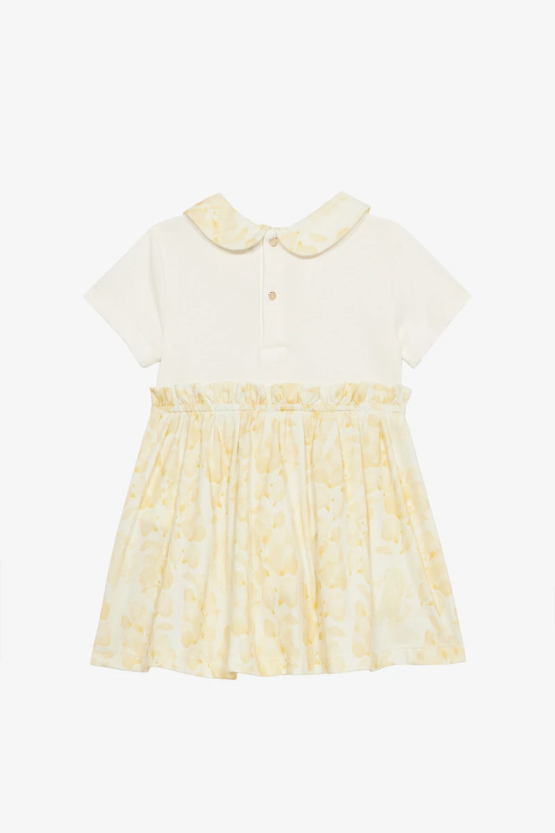 RC Monogram Dress With Floral Print