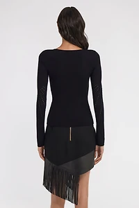 Long sleeve knit with Fang
