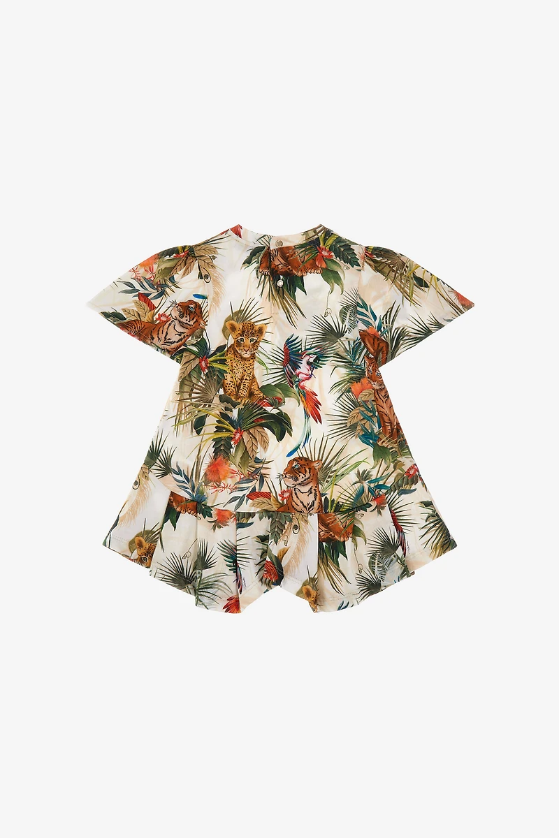 Jungle print dress