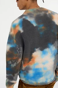 Rusty Stain Print Sweater