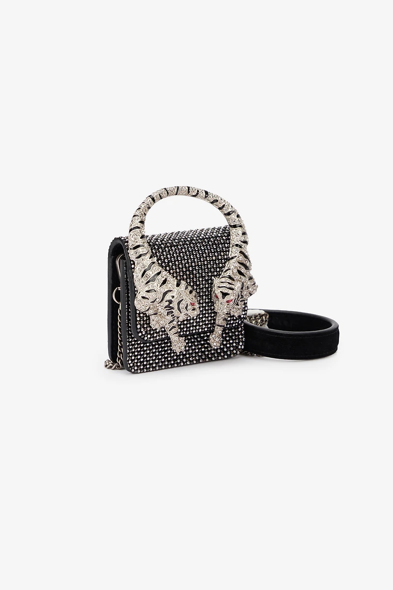 Roar Phone Case With Sequins And Tigers