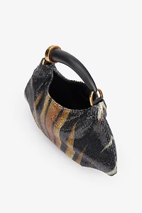 Ray Of Gold Print Shoulder Bag