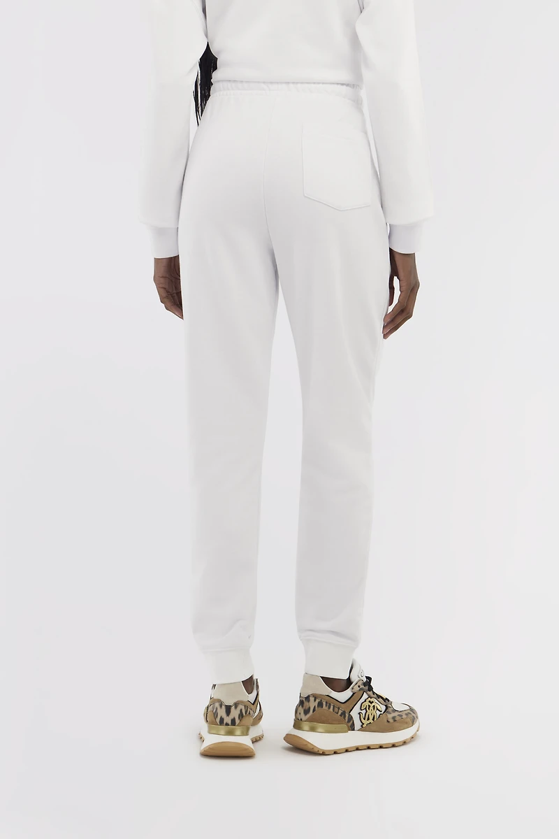 Sporty pants with signature