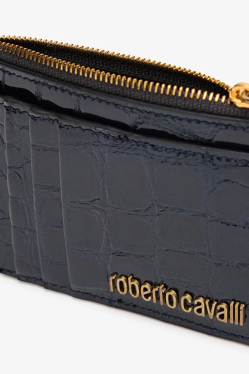 Coin Purse With Crocodile Print