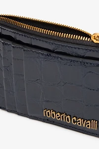 Coin Purse With Crocodile Print