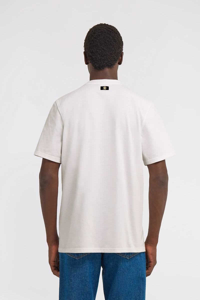 T-shirt with printed logo