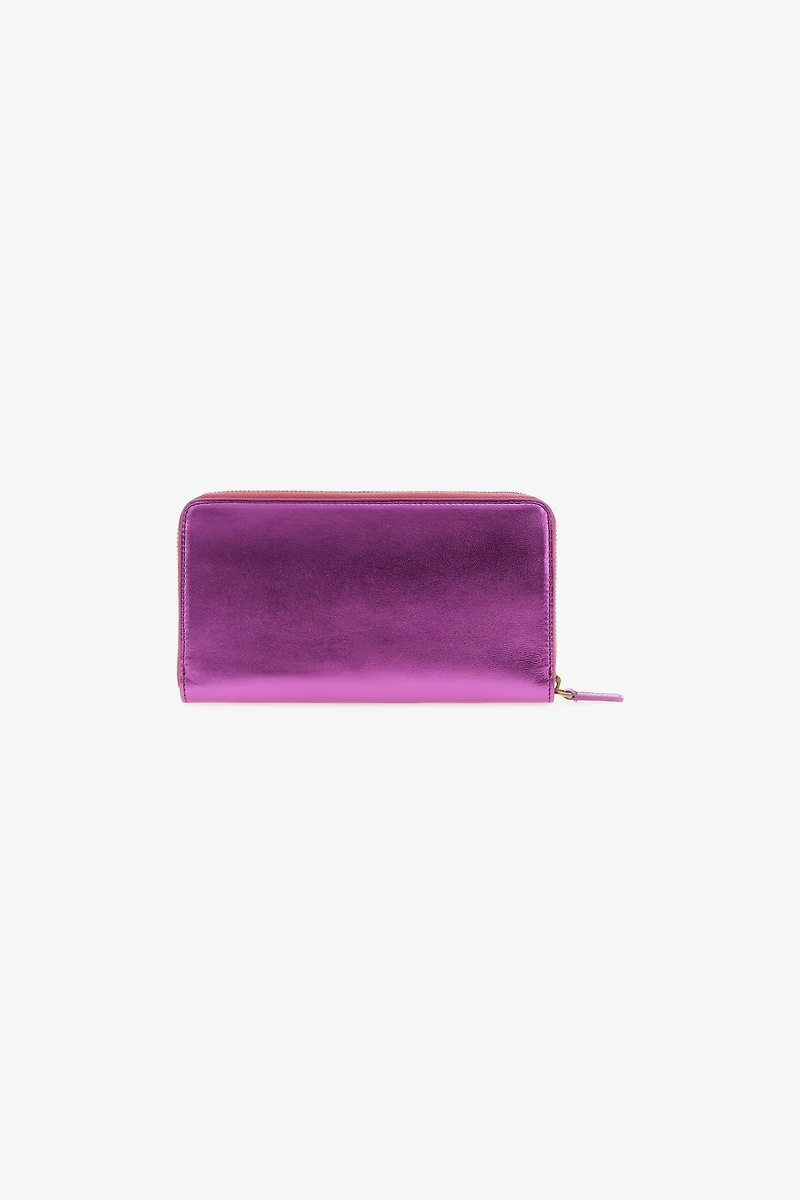 Wallet with Monogram RC and zip
