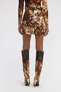Appaloosa Print Mini Skirt
