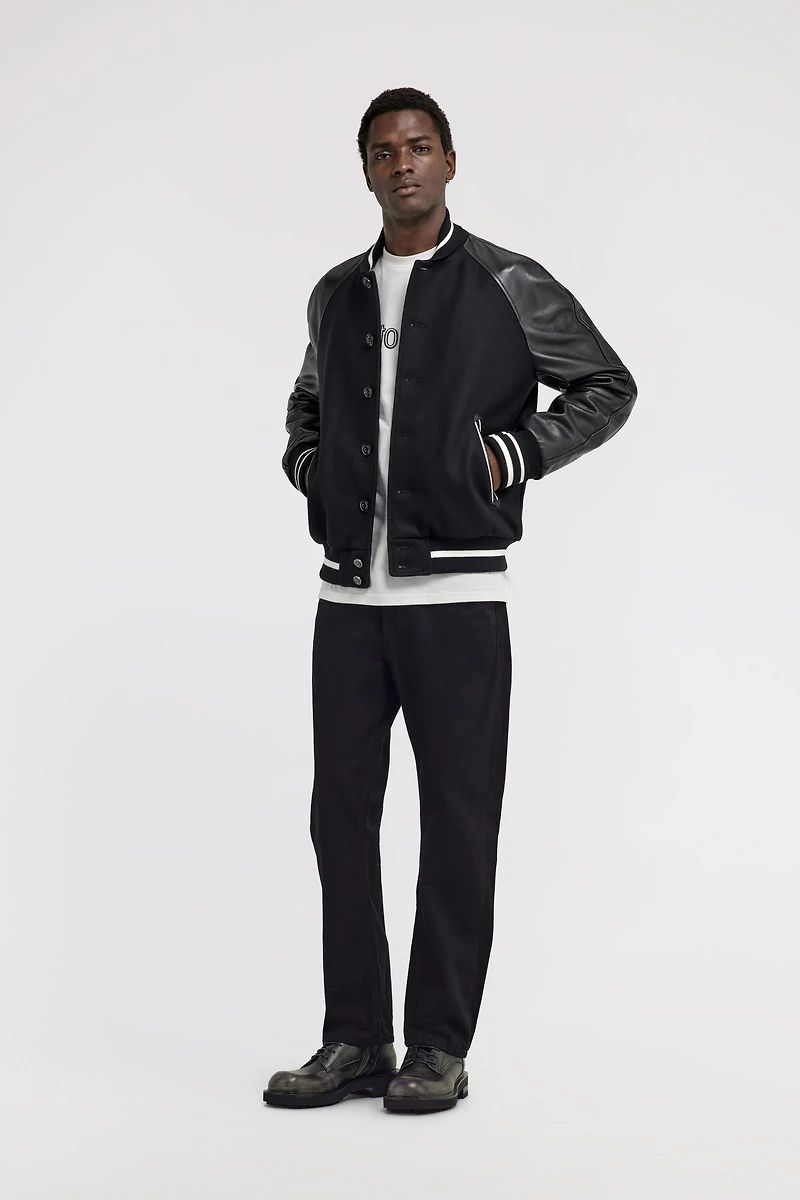 Contrast Bomber Jacket