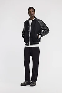 Contrast Bomber Jacket