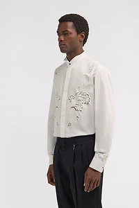 Shirt with Embroidered Details