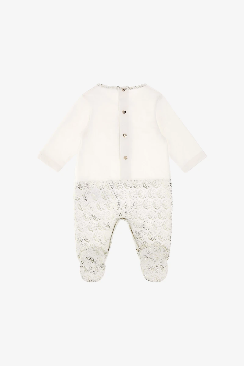 RC Monogram Babygrow set