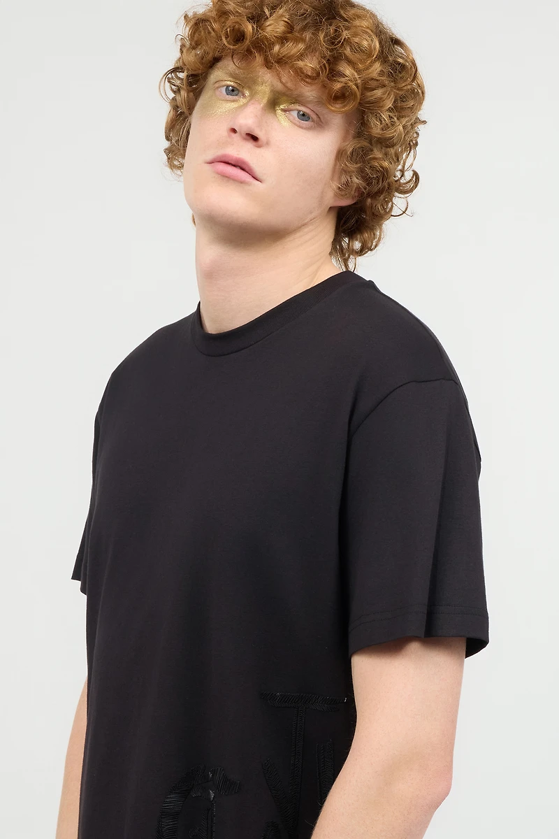 T-Shirt With Logo On The Side