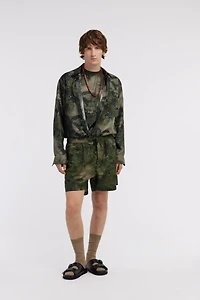 Swim shorts with print