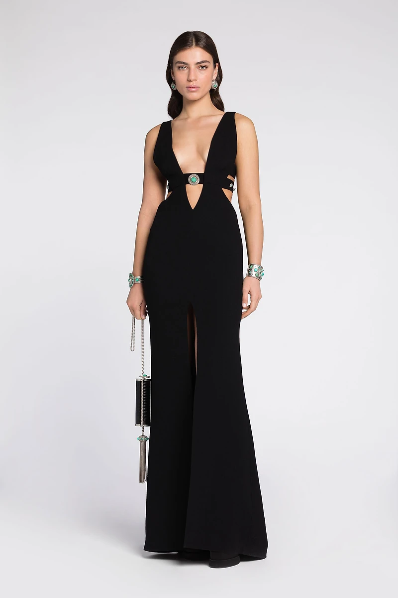 Cut-Out Maxi Dress
