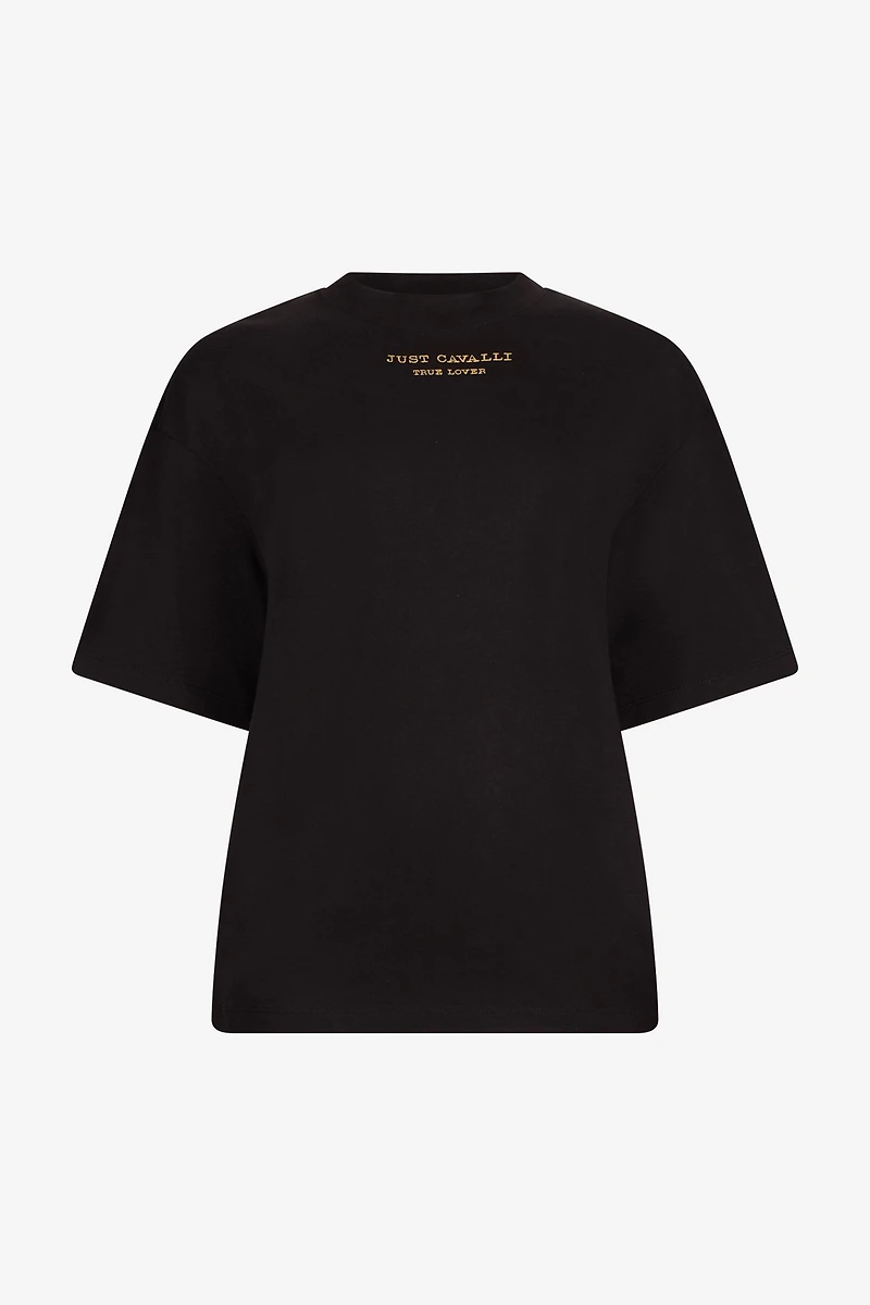 Black High Neck T-shirt