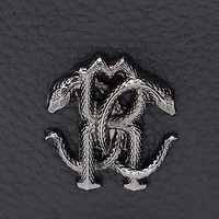 Black Card Case With Monogram RC