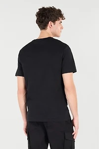 T-Shirt With Lightning Bolt And Jaguar